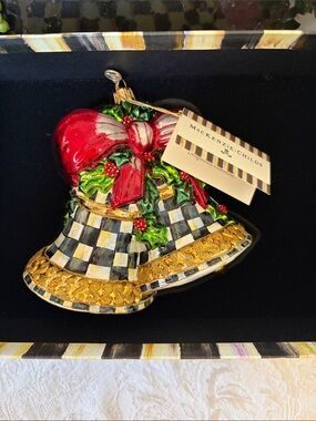 MacKenzie-Childs Noel Bell Ornament